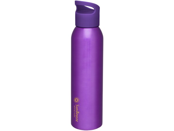 Bidón deportivo de 650 ml personalizado morado