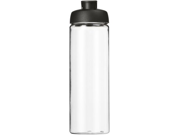 H2O Active® Vibe Bidón deportivo con tapa Flip de 850 ml personalizado transparente/negro intenso