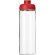 H2O Active® Vibe Bidón deportivo con tapa Flip de 850 ml personalizado transparente/rojo