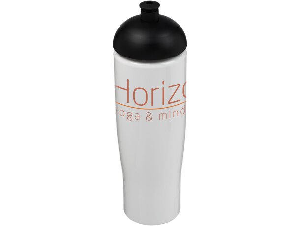 H2O Active® Tempo Bidón deportivo con Tapa Dome de 700 ml personalizado blanco/negro intenso