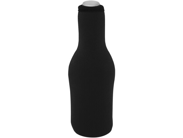 Botellas térmicas funda neopreno reciclado Fris se dobla cabe en bolsillo Negro intenso detalle 26