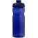 Bidón deportivo de 650 ml con tapa Flip personalizado azul/azul