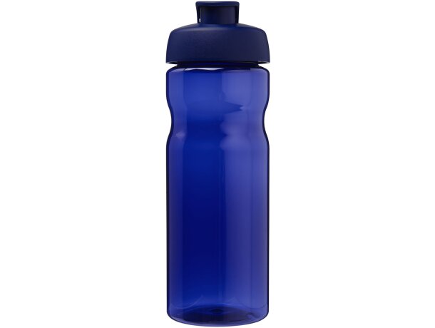 Bidón deportivo de 650 ml con tapa Flip personalizado azul/azul