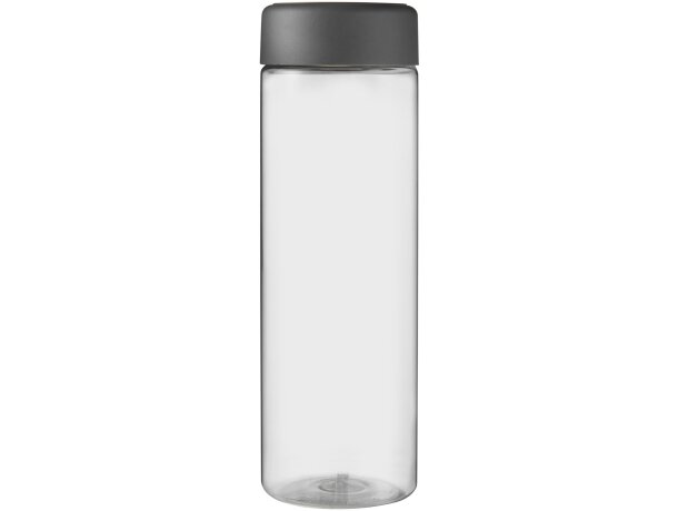 H2O Active® Vibe Bidón deportivo con tapa de rosca de 850 ml personalizado transparente/gris tormenta