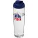 H2O Active® Tempo Bidón deportivo con Tapa Flip de 700 ml personalizado transparente/azul