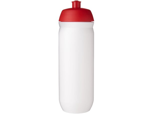 Bidón deportivo de 750 ml &quot;HydroFlex&quot; personalizado rojo/blanco