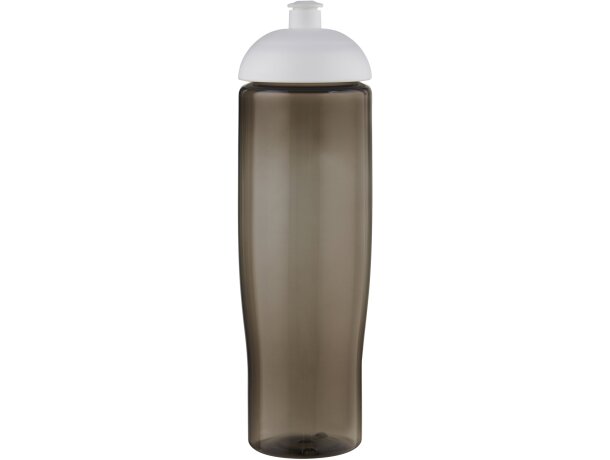 Bidón deportivo con tapa Dome de 700 ml personalizado blanco/carbón