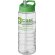 H2O Active® Treble Bidón deportivo con tapa con boquilla de 750 ml personalizado transparente/verde