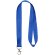 Lanyard coloridos con mosquetón práctico Impey y gran calidad Azul real detalle 17