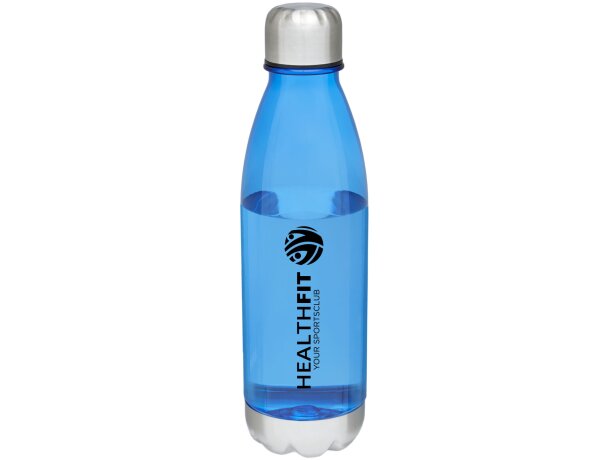 Bidón deportivo de 685 ml de Tritan™ personalizado azul real transparente