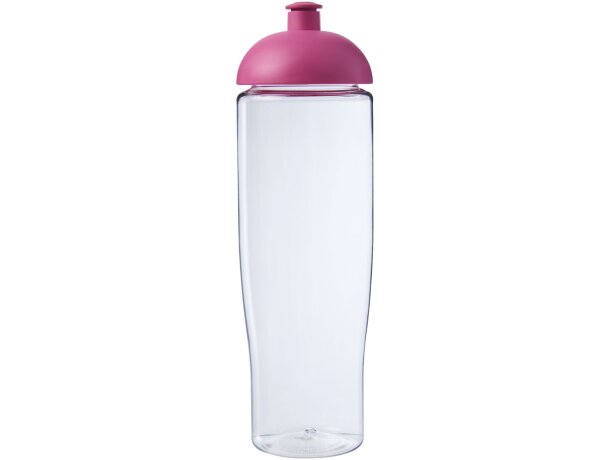 H2O Active® Tempo Bidón deportivo con Tapa Dome de 700 ml personalizado transparente/rosa