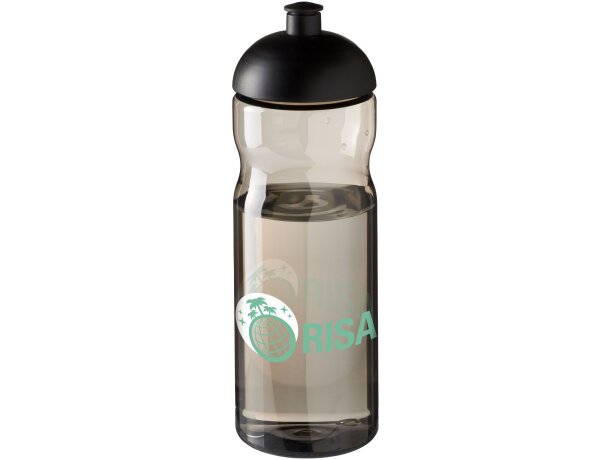 H2O Active® Base Bidón deportivo con Tapa Dome de 650 ml personalizado carbón