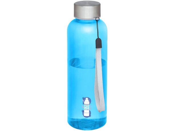 Bidón deportivo de 500 ml de Tritan™ personalizado azul claro transparente