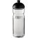 H2O Active® Base Bidón deportivo con Tapa Dome de 650 ml personalizado transparente/negro intenso