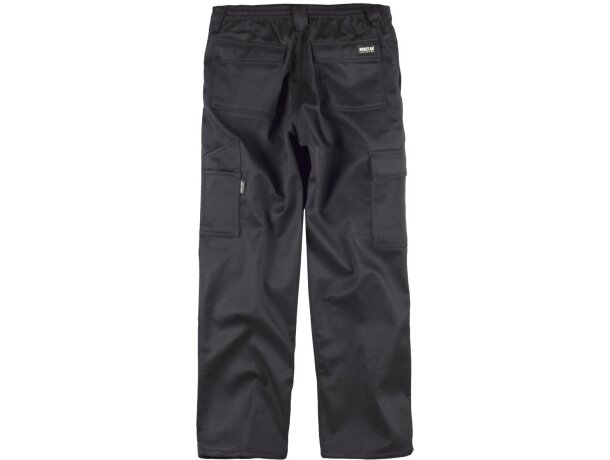 Pantalon básicos negro grabada