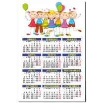 Imanes de nevera flexibles con calendario a todo color 0.5mm de espesor