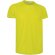 Camisetas técnicas baratas Challenge Valento tejido transpirable secado rápido Amarillo fluor