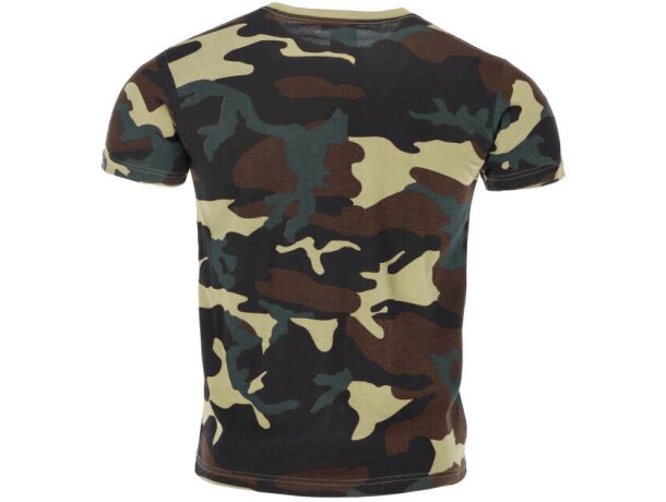 Camisetas personalizadas Jungle Valento camuflaje manga corta 100% algodón 160 g/m2 detalle 4