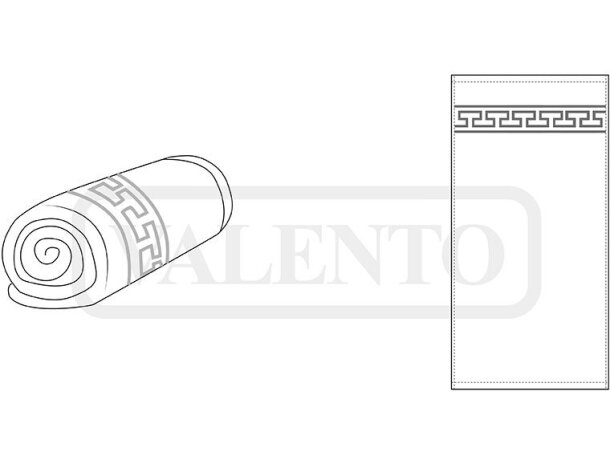 Toallas de baño con suavidad extra y estilo griego Stella Valento detalle 1