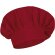 Gorro cocinero para publicidad Coulant Valento algodón 210 g/m2 Rojo loto