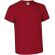Camiseta para personalizar con logo Racing Valento calidad-precio inmejorable 100% algodón 160 g/m2 rojo loto