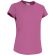 Camisetas manga corta mujer poliéster 145 g/m2 Rosa fluor