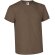 Camiseta para personalizar con logo Racing Valento calidad-precio inmejorable 100% algodón 160 g/m2 marron chocolate