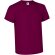 Camiseta para personalizar con logo Racing Valento calidad-precio inmejorable 100% algodón 160 g/m2 granate burgundy