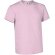 Camiseta para personalizar con logo Racing Valento calidad-precio inmejorable 100% algodón 160 g/m2 rosa pastel