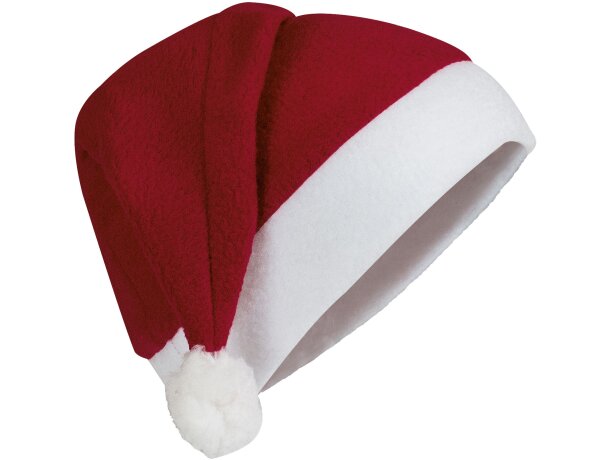 Gorro de papa noel color rojo de fieltro 220 g/m2 Noel detalle 1