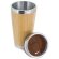 Vaso termo bambu doble capa 500ml Cue