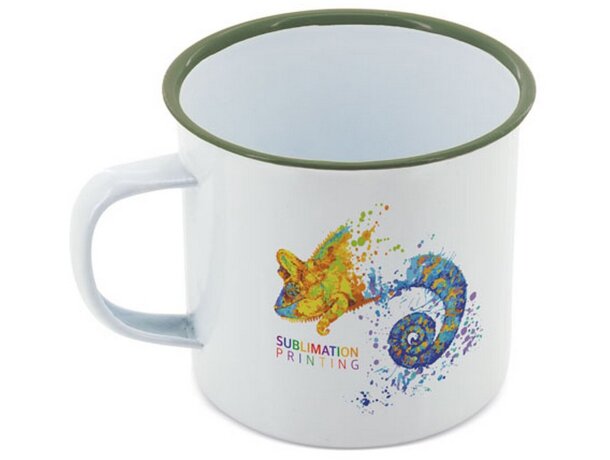 Mug sublimacion Retro verde