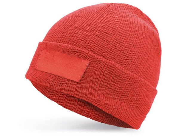 Gorro easy print gris rojo