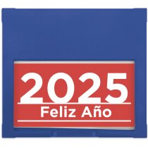 Calendario de bolsillo con logo 2025 Rally con faldilla incluye marca