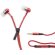 Auriculares cremallera Sany rojo