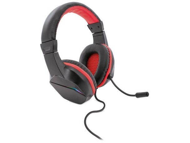 Auriculares gaming rojo