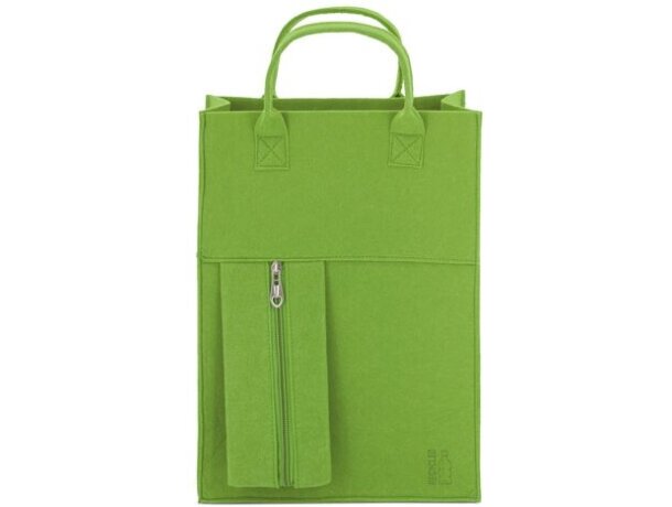 Bolsa de fieltro rpet Sandory pistacho