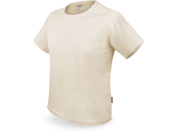 Camiseta de algodón 160g Recycled crudo