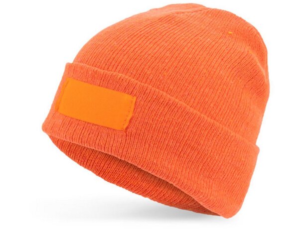 Gorro easy print gris naranja fluorescente