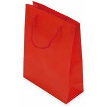 Bolsas de papel promocionales pvc cinco colores elegantes