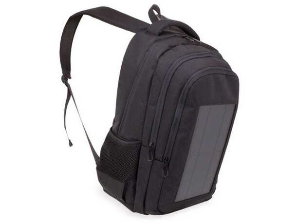 Mochila portaordenador solar negro