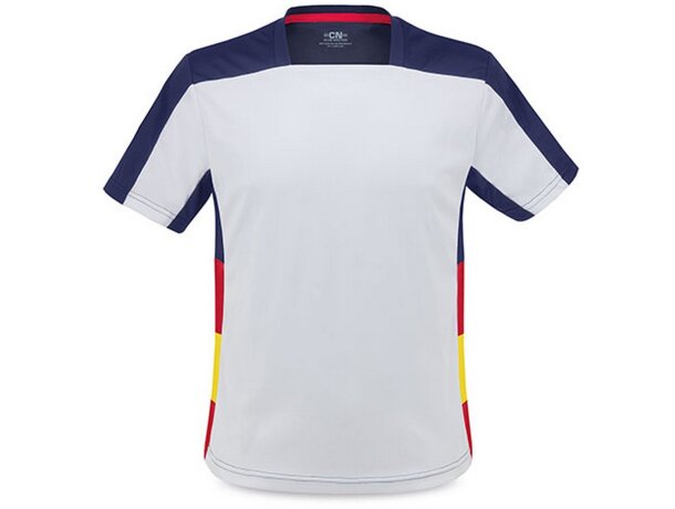 Camiseta dry&fresh Tenis blanco/marino