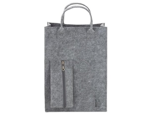 Bolsa de fieltro rpet Sandory gris