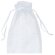 Bolsa regalo organza 15*10 cm Cristel blanco