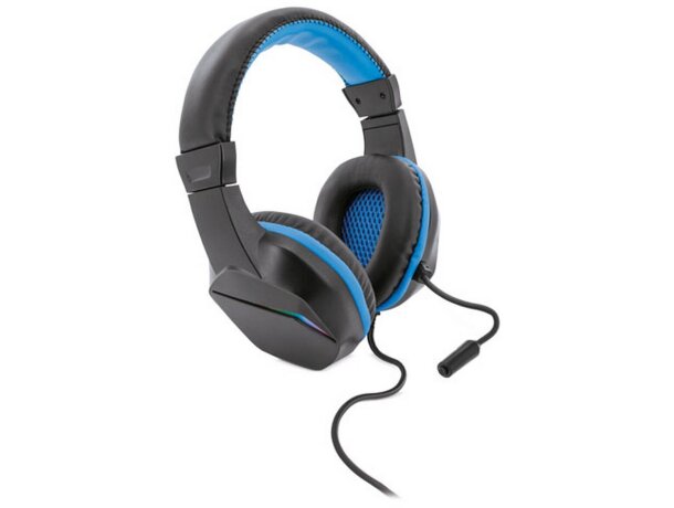 Auriculares gaming azul