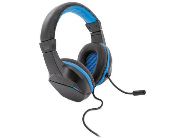 Auriculares gaming azul