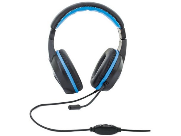 Auriculares gaming azul