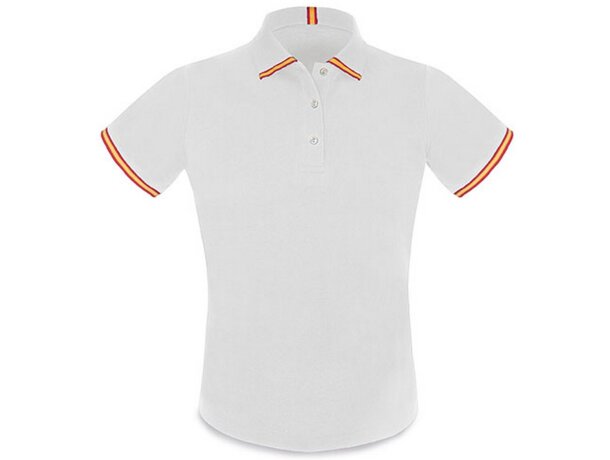 Polo bandera hombre patrios bl blanco