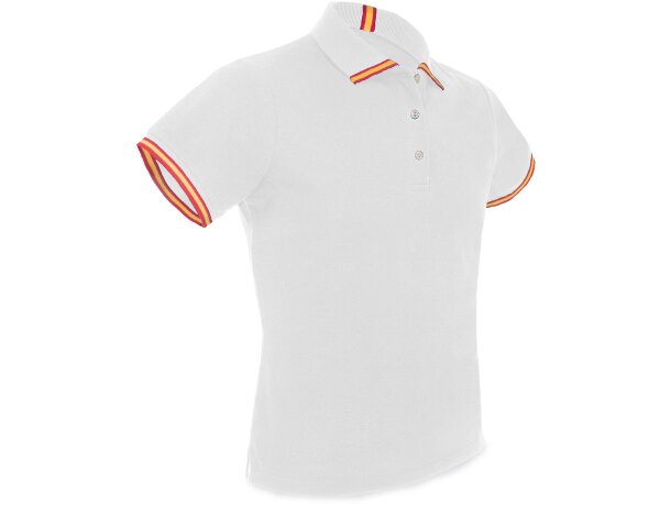 Polo bandera hombre patrios bl blanco