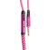 Auriculares cremallera Sany fucsia